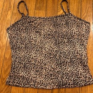 leopard crop top